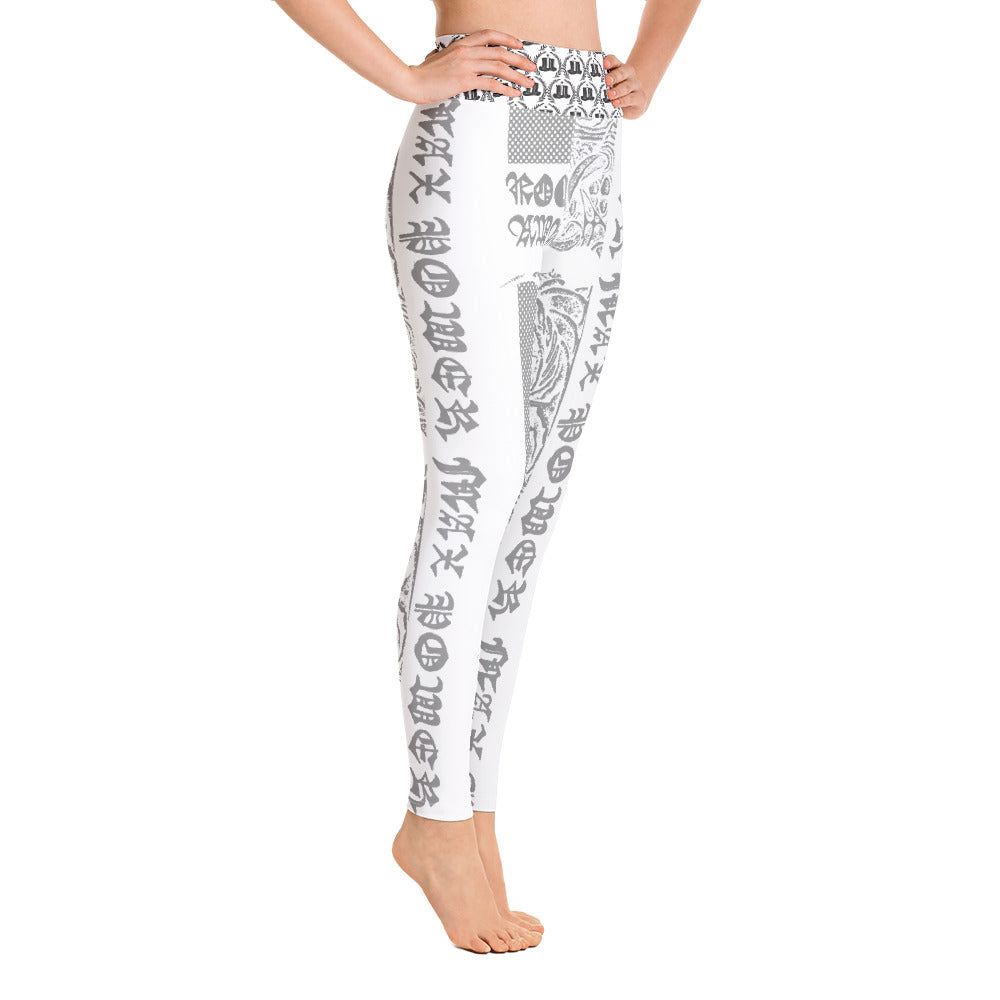 SUPPORT MUSIC AND EVENTS and get the ROCK! AWAY! MONSTER Yoga Leggings