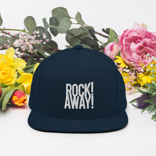 SUPPORT MUSIC AND EVENTS and get the ROCK! AWAY! Snapback Hat