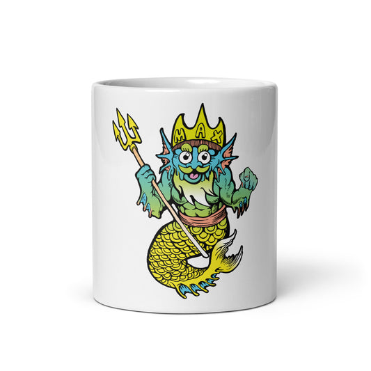 SUPPORT MUSIC AND EVENTS and get the MAX POWER MERMAN MUG! Art by Masato Okano